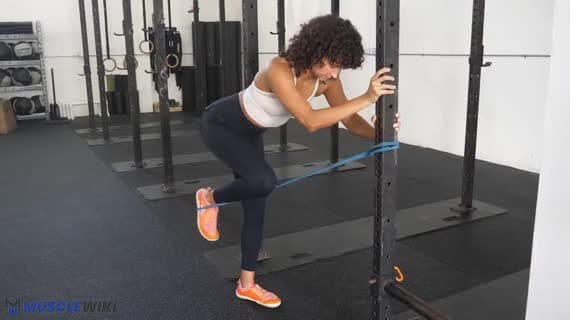 Band Glute Kickback