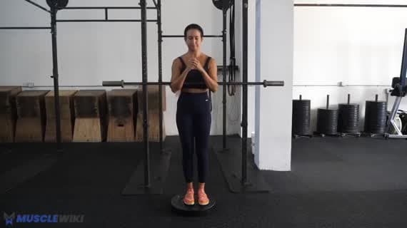 Barbell Zercher Deficit Lunge