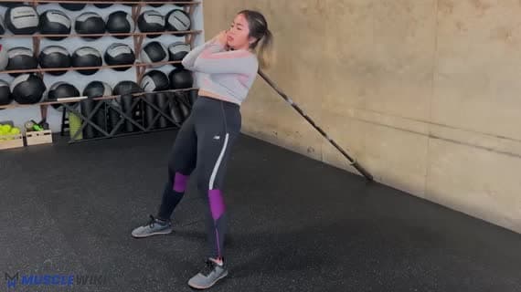 Landmine Hack Squat