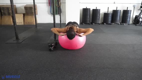 Bodyweight Stability Ball Hyperextension