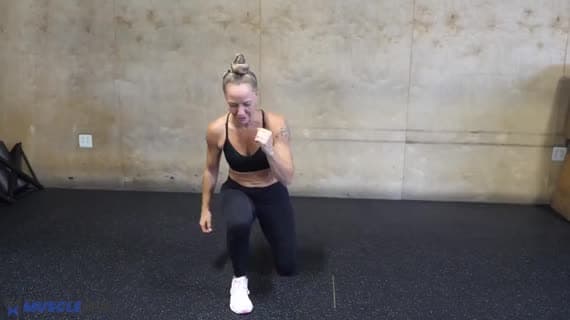 Bodyweight Swingthrough Lunge