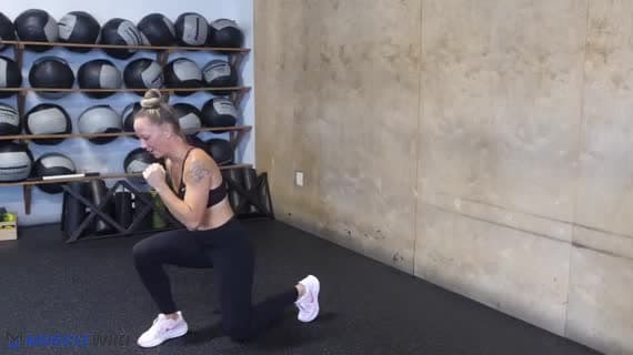 Bodyweight Swingthrough Lunge