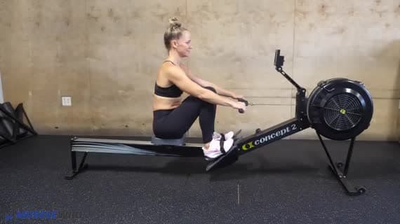 Cardio Row Erg Rower Four Stroke Sprint Start