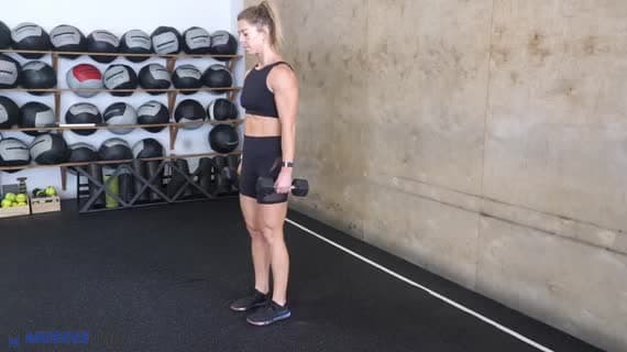 Dumbbell Alternating Reverse Lunge