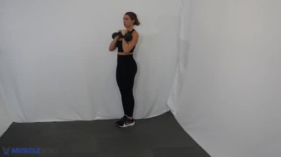 Kettlebell Front Rack Lateral Lunge (Double)