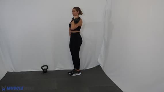 Kettlebell Front Rack Single Arm Lateral Lunge