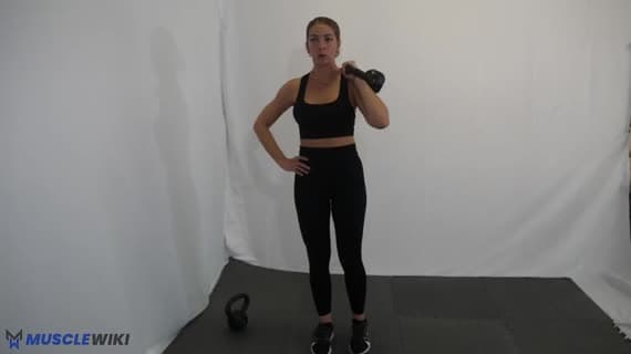 Kettlebell Single Arm Front Rack Reverse Lunge