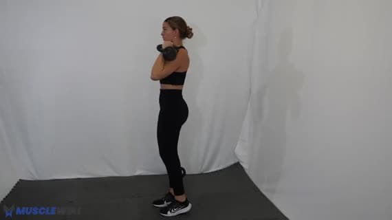 Kettlebell Single Arm Front Rack Reverse Lunge
