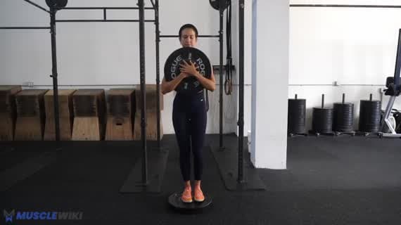 Plate Goblet Deficit Reverse Lunge