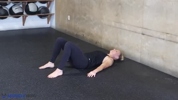 Glute Bridge Isometric Hold Single Alternate