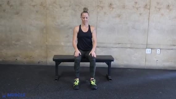 Glute Hip Rotator Stretch 3 Seated
