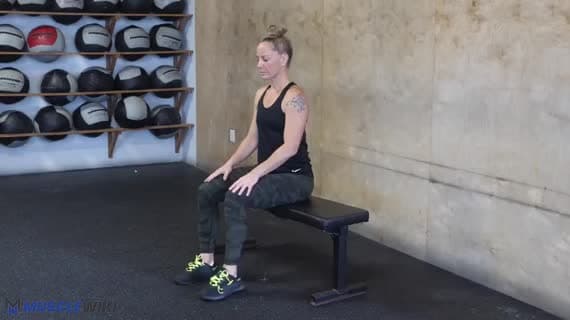Glute Hip Rotator Stretch 3 Seated