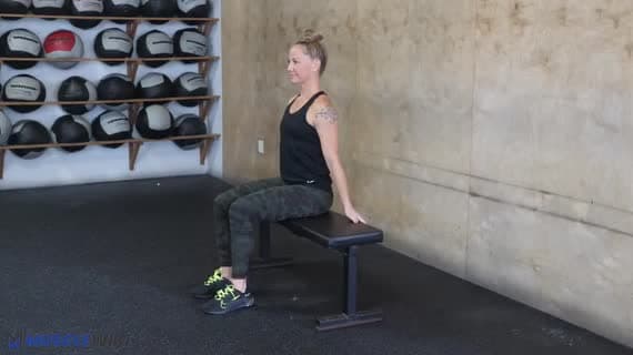 Seated Hip Flexion Hold