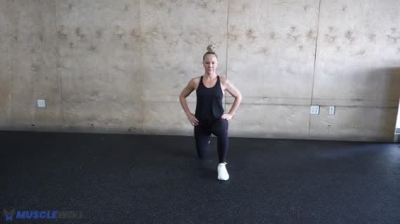 Hip Flexor Stretch Kneeling Lunge 2