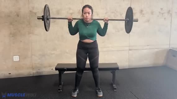 Barbell Pause Box Squat