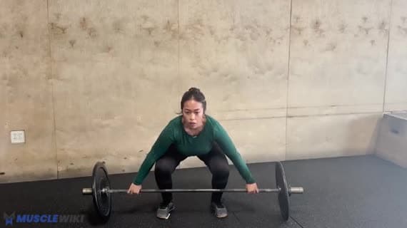 Barbell Snatch Grip Deadlift