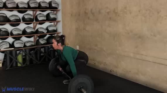 Barbell Snatch Grip Deadlift