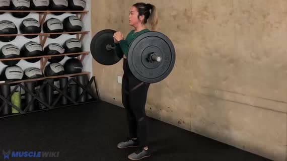 Barbell Zercher Good Morning