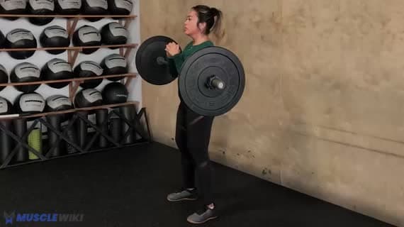 Barbell Zercher Squat