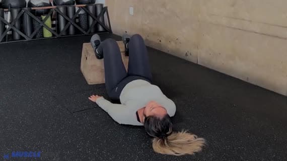 Bodyweight Feet Elevated Glute Bridge