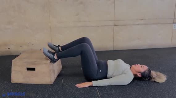 Bodyweight Feet Elevated Glute Bridge