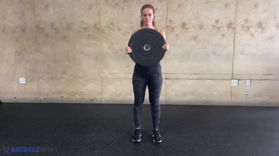 Plate Reverse Lunge