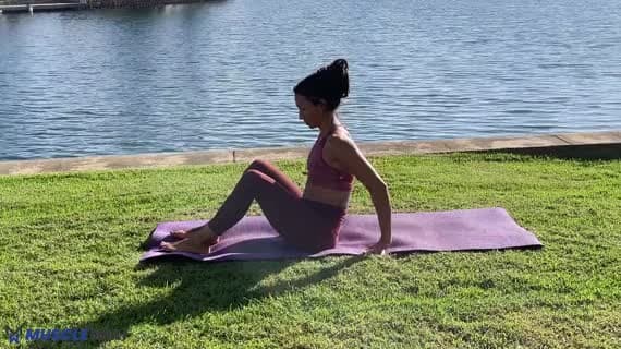 Reclining Pigeon Pose
