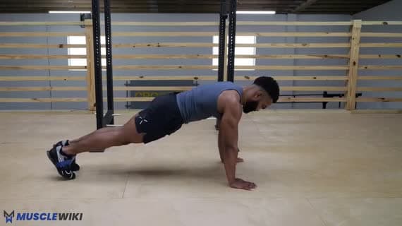 Mini Band Plank Step Out