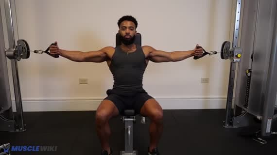 Cable Alternating Bench Chest Fly