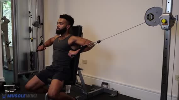 Cable Decline Alternating Bench Press