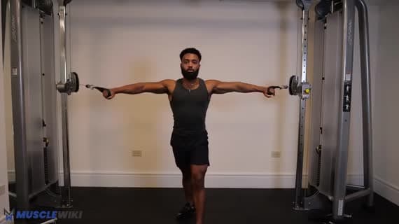 Cable Internally Rotated Chest Fly