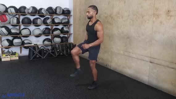 Cardio Drei-Schritte-Heismans