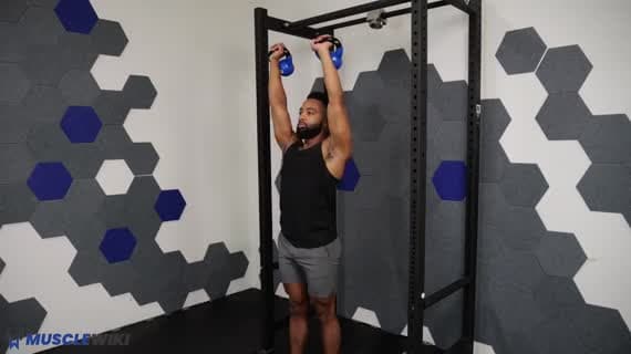 Kettlebell Overhead Shrug