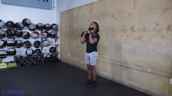 Kettlebell-Push-Press