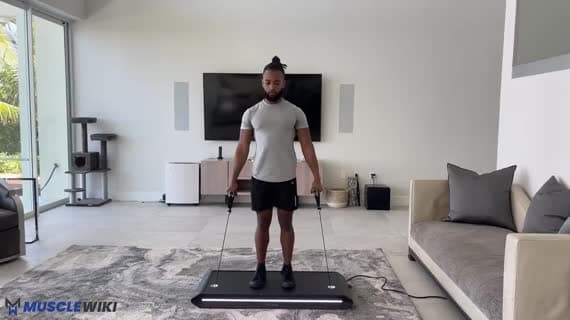 Vitruvian-Schulterheben