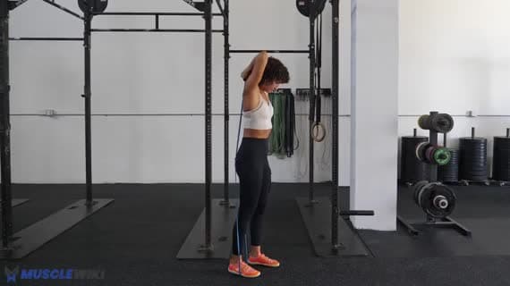 Band Overhead Tricep Extension