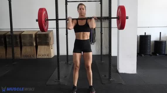 Barbell Front Squat Olympic
