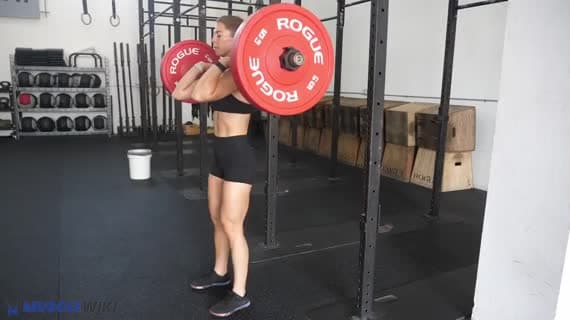 Barbell Front Squat Olympic
