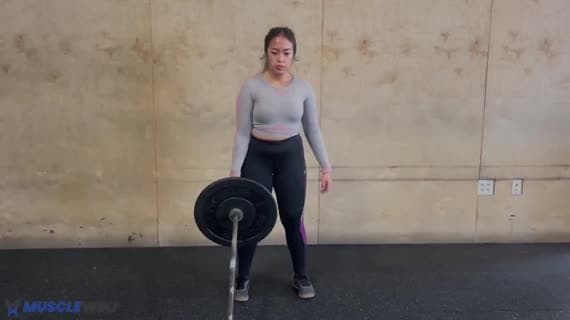 Landmine Curtsy Lunge