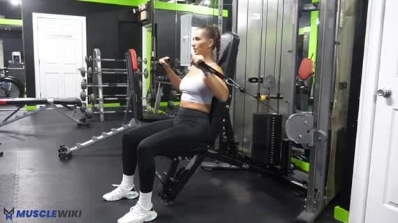 Cable Incline Bench Press
