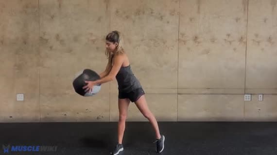 Medicine Ball Rainbow Slam