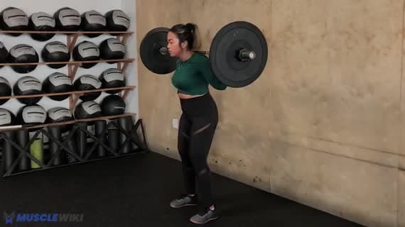 Barbell Calf Jump