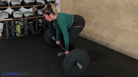 Barbell Pronated Pendlay Row