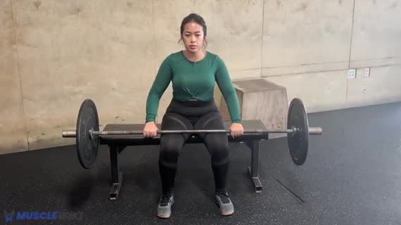 Barbell Seated Calf Raise