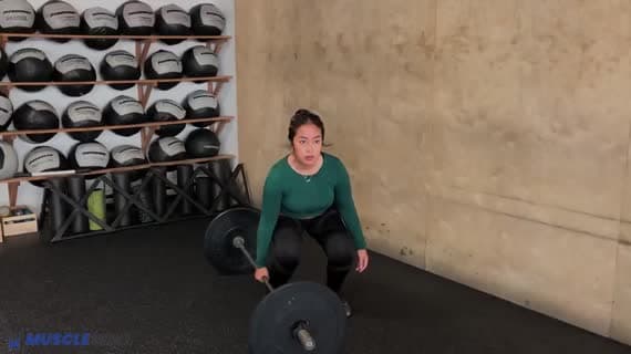 Barbell Suitcase Deadlift