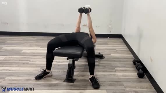 Dumbbell Decline Squeeze Press