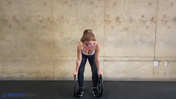 Plate Pinch Grip Deadlift