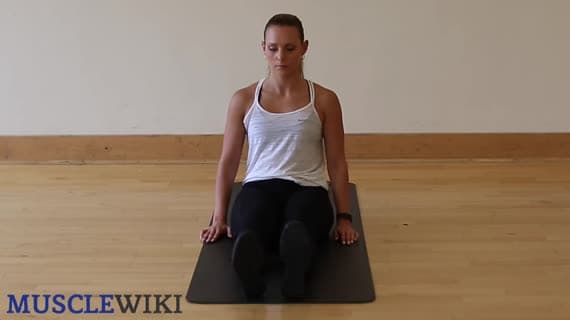 Traps mid back Stretch Variation Two