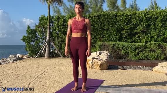 Crescent Moon Pose Quad Stretch