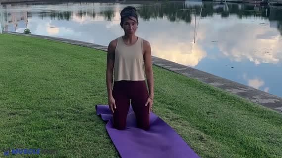 Half Monkey Pose